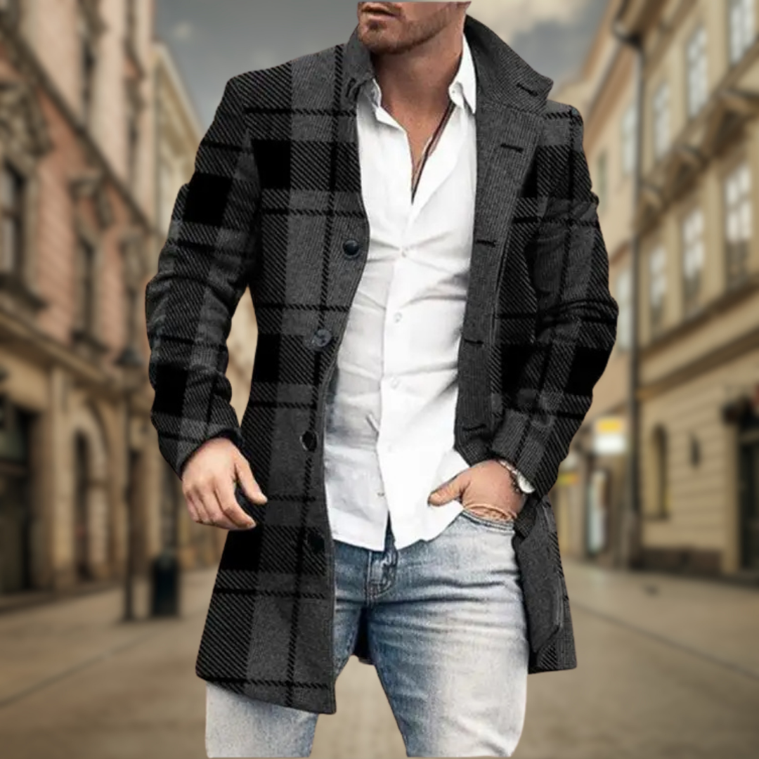 Dark gray checkered / 4XL