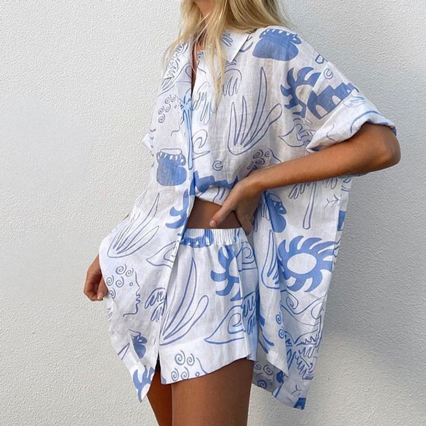 White / Blue / XL