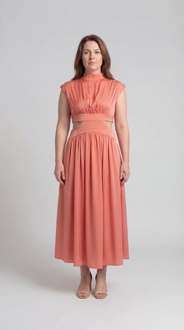 Cindie Midi Dress - Desert