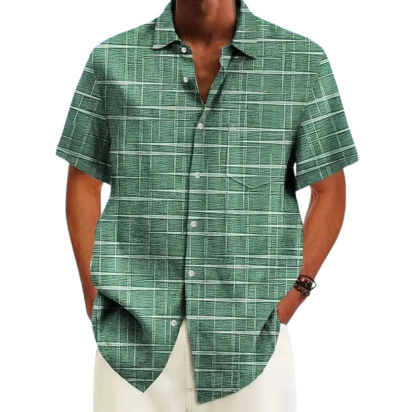 Varel | Elegant Striped and Checkered Shirt