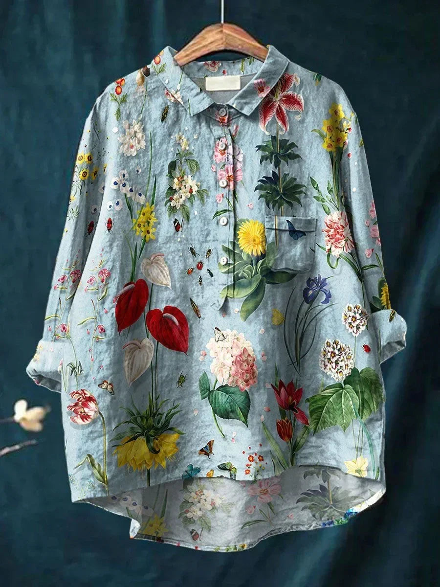Floral Blue / 5XL